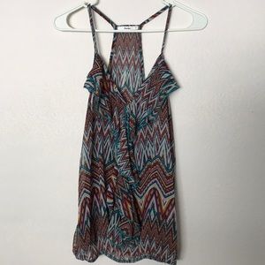 Tribal print top